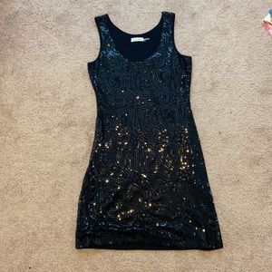 Calvin Klein sequined cocktail dress